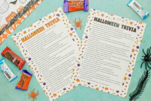 70 Halloween Trivia Questions and Answers (Free Printable Game!)